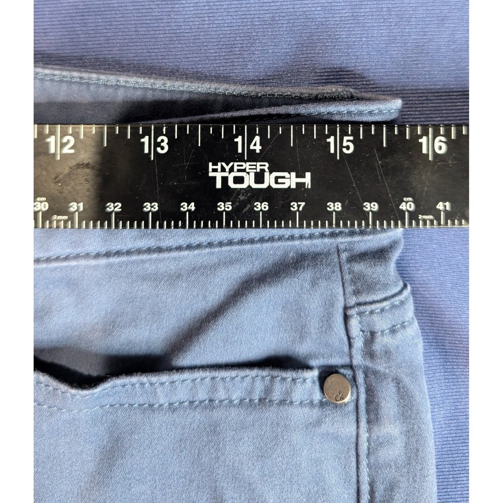 Calvin Klein Jeans Women Ankle Skinny Pants Blue‎ Size 8 - Picture 8 of 10
